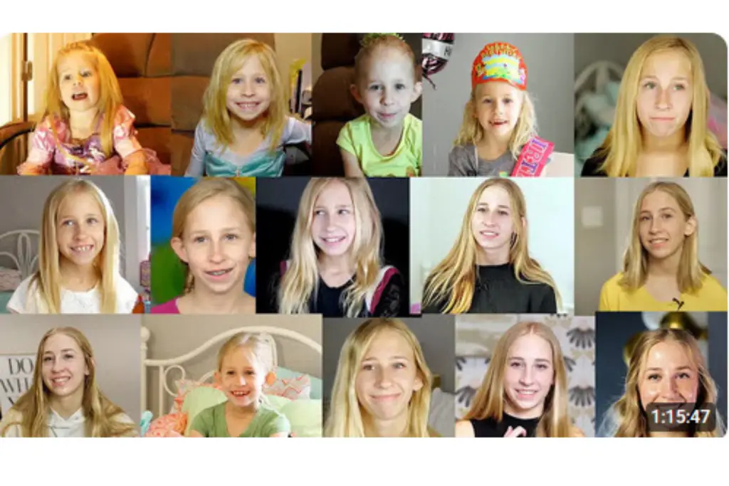 A father interviewed his daughter every year on her birthday from age 4 to 18.