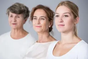 A portrait of multi-generational women including a teen, mother and grandmother